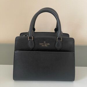 Kate Spade Black Leather Satchel